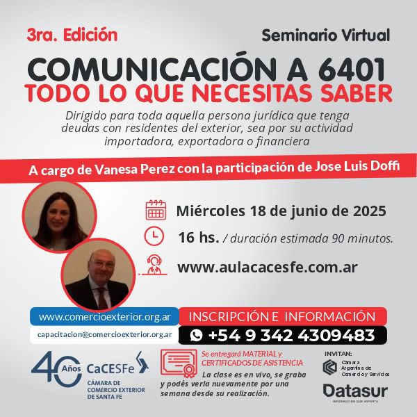 3ra Edicion -COMUNICACION A 6401. TODO LO QUE NECESITAS SABER