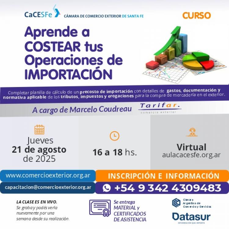 Curso: Aprende a Costear tus Operaciones de IMPORTACION